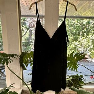 NWT Tobi Black Velvet Dress Size Small